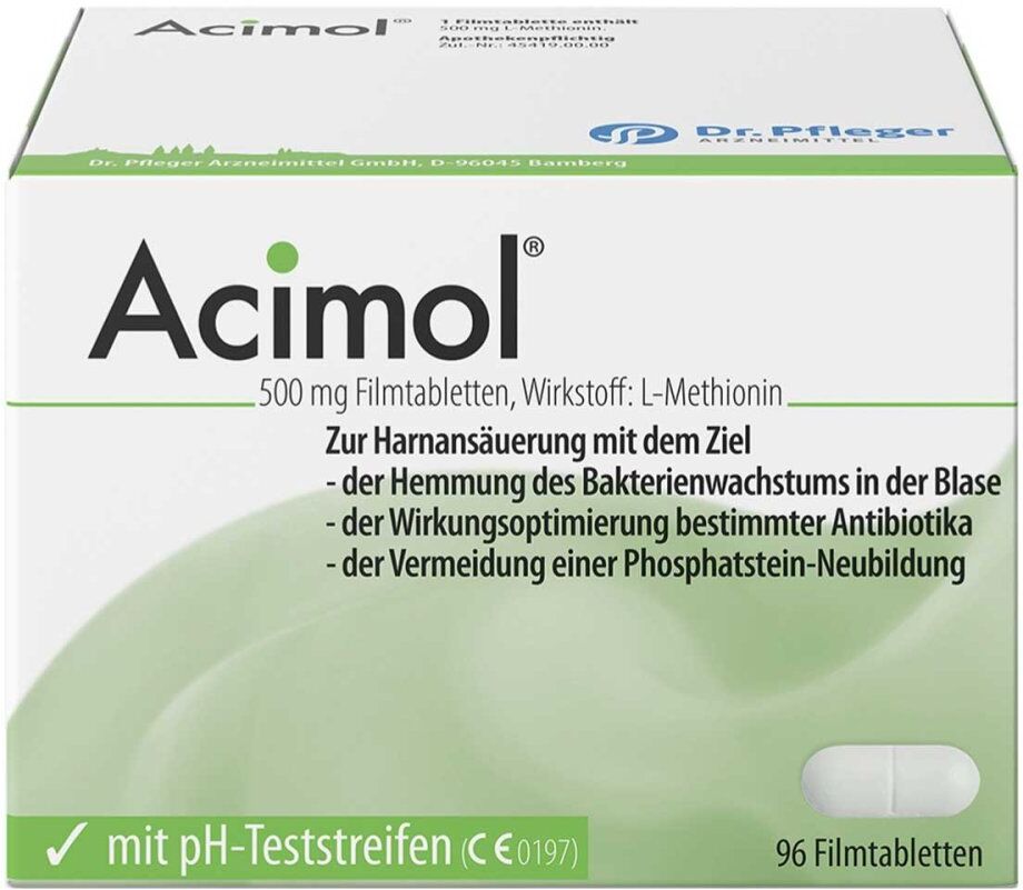 Acimol mit pH Teststreifen Filmtabletten
