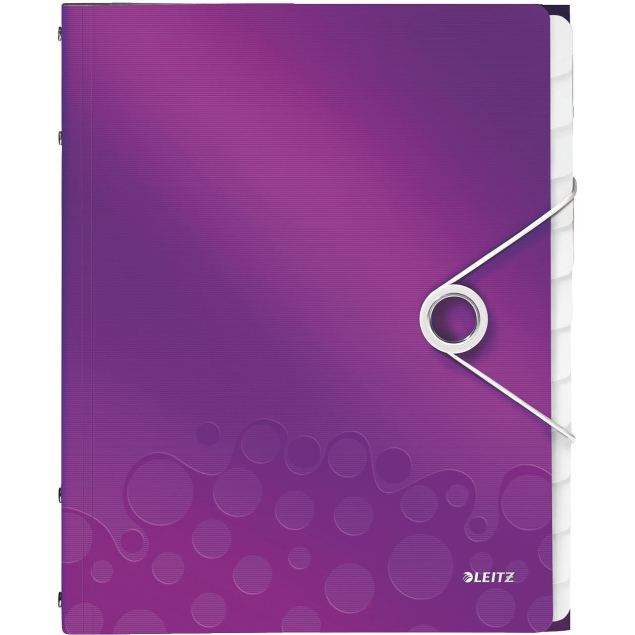 LEITZ Ordnungsmappe WOW 4634 12 Fächer violett