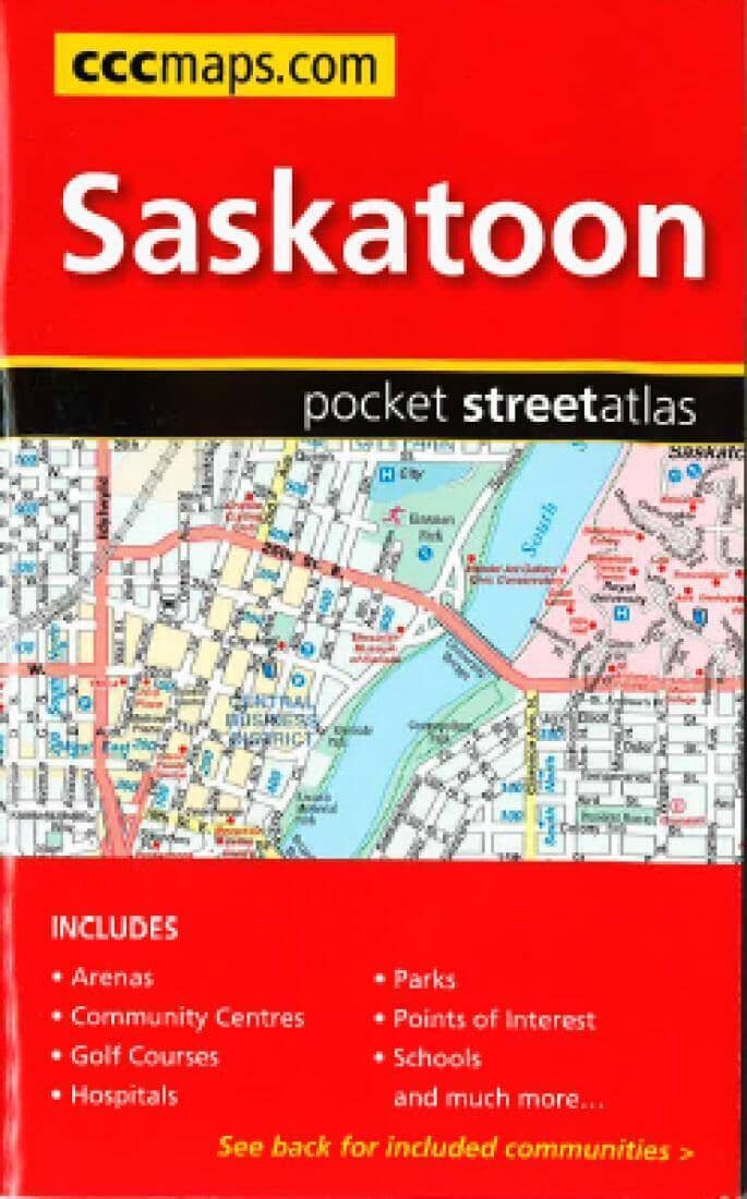 Saskatoon (Saskatchewan) Atlas de poche des rues   Canadian Cartographics Corporation