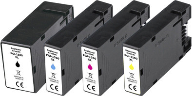 Renkforce printerpatronen compatibel met Canon PGI-1500BK XL, PGI-1500C XL, PGI-1500M XL, PGI-1500Y XL combipack