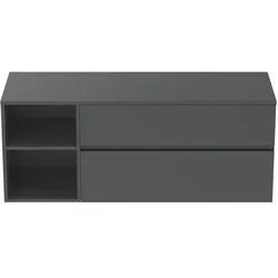 Ideal Standard Waschtischunterschrank Finesse 1402x505x558mm Anthrazit matt