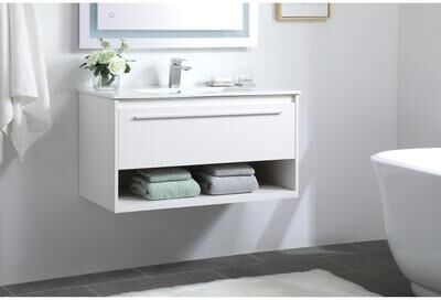 Indigo Home Shore 36 - 48 Inch Single Bathroom Vanity