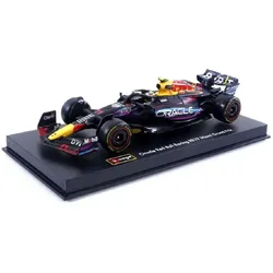Bburago 18-38083P1 - Modellauto - F1 Red Bull RB19 '23 #11 Perez Miami GP (mit Helm, Maßstab 1:43)