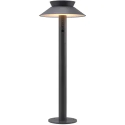 Nordlux, Gartenbeleuchtung, Solar-Pollerleuchte Justina Antrazit (400 lm, IP44)