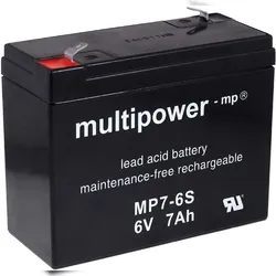 Bleiakku multipower MP7-6S z.b. für Blitzleuchte Euro-Blitz