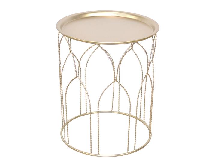 Tables d’appoint Prapayan Ø 44cm Doré