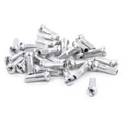 SAPIM Speichennippel Secure Lock Aluminium 2 mm | 14 mm silber