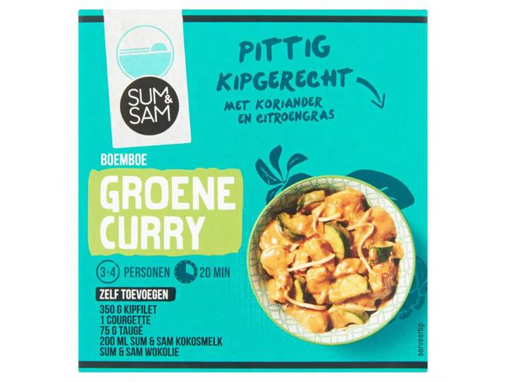 Sum &amp; Sam Groene Curry (Boemboe Green Curry) - 95 g