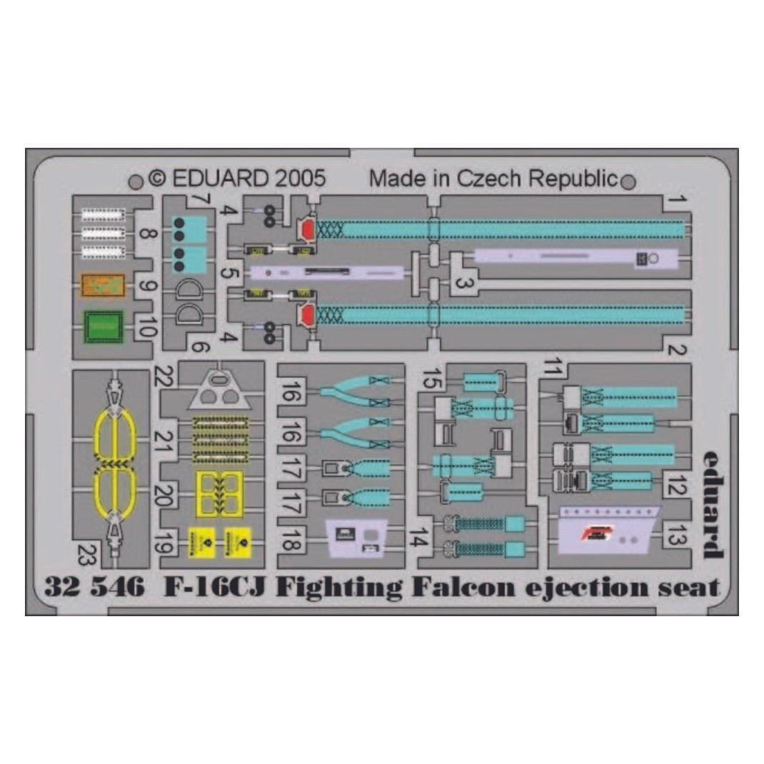 Eduard F-16CJ Fighting Falcon ejection seat für Tamiya Bausatz (32546)