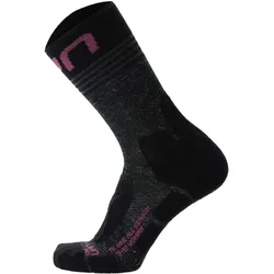 UYN, Damen, Sportsocken, Trekking One All Season Mid (35 - 36), Violett, Schwarz
