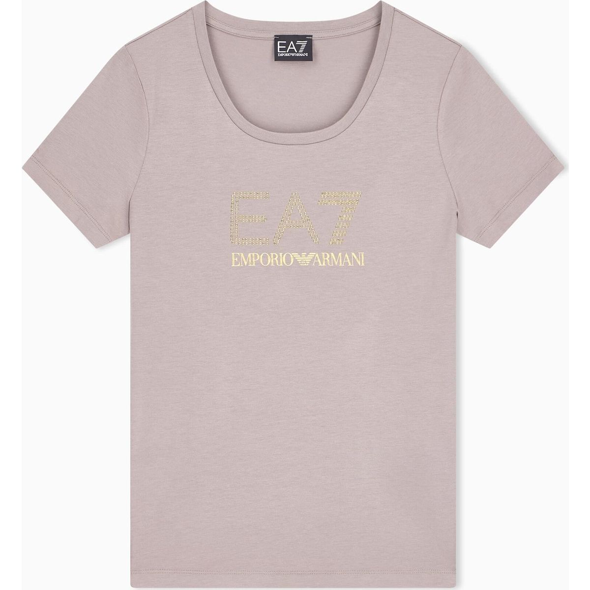 EA7 Train Evolution W Maxi Logo Tee SS - Train Evolution W Maxi Logo Tee SS cinder (U6100) L 8NTT67 TJDQZ-U6100-L