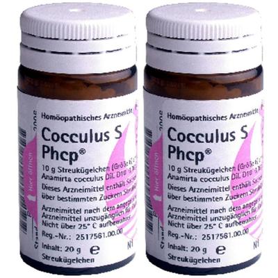 Cocculus S Phcp Globuli 2x 2x20 g