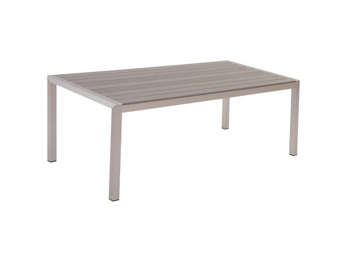 GARTENTISCH Aluminium grau 180/90 cm Vernio