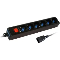Techly, Steckdosenleiste, 300415 UPS power strip wit (6x, CEE 7/4, 1.50 m)