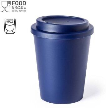 Bicchiere termico Manyuk 300 ml doppia parete PP Food Grade Personalizzate o neutre
