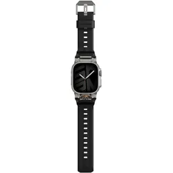 Skinarma Pasek Talon do Apple Watch Ultra 49mm czarny (Silicon, Silikon, Stainless Steel, stainless steel hardware), Uhrenarmband, Schwarz