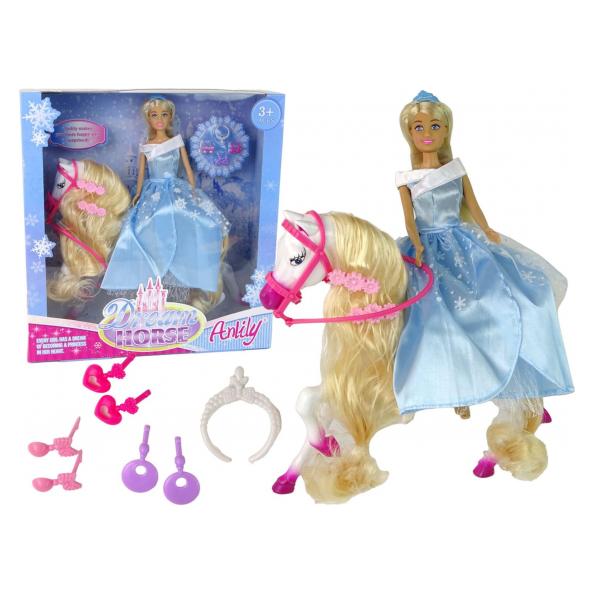 Puppe mit Pferd und Zubehör (37990962)