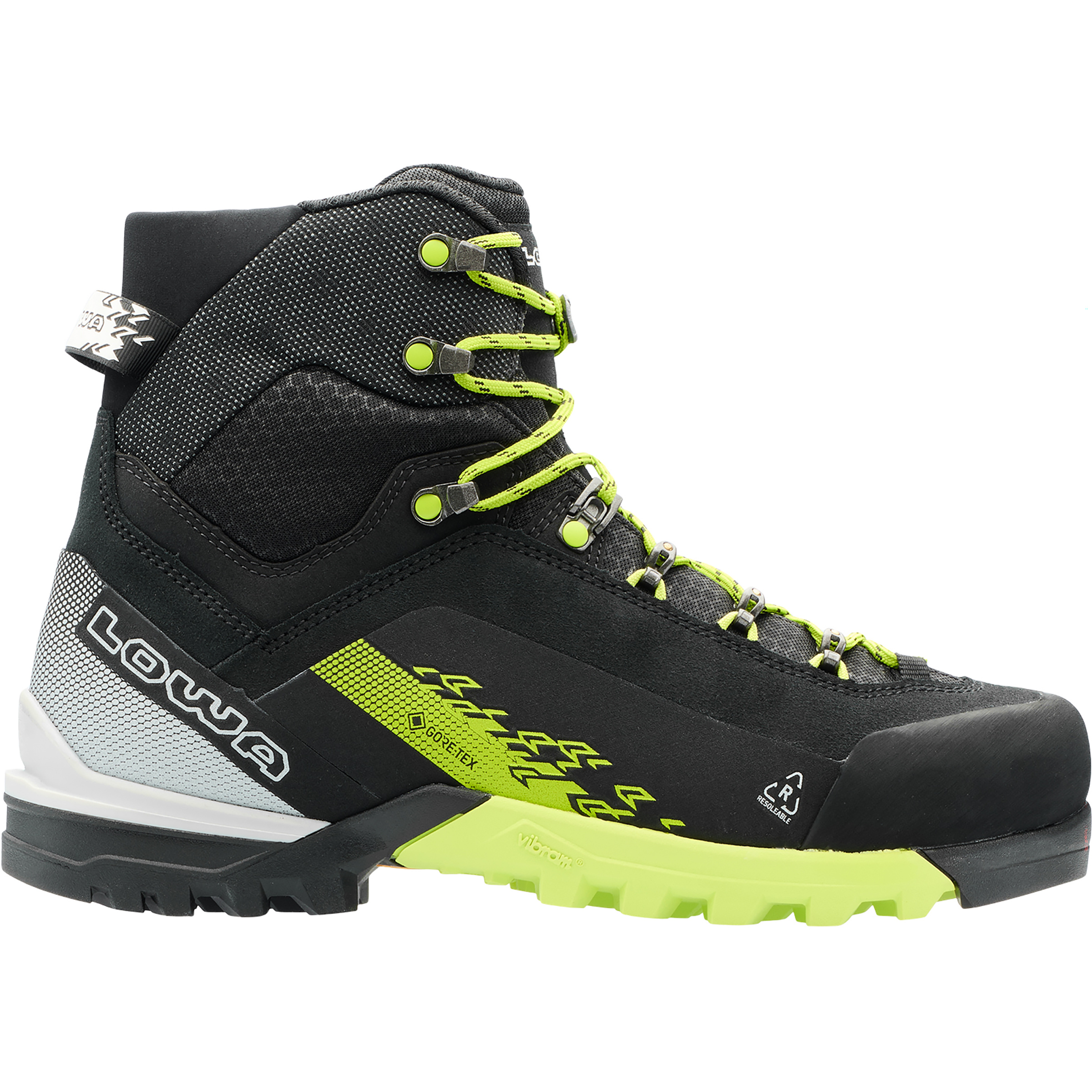 Lowa Cervino GTX Mid Herren Bergstiefel & Expeditionsstiefel schwarz Größe 44.5 Bergsteigen | Hochtour Wasserdicht