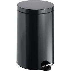 Treteimer 20 L schwarz | Stahl | matt