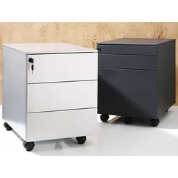 Rollcontainer dieffebi dieffebi anthrazit grau, 42x55.5x53.3 cm
