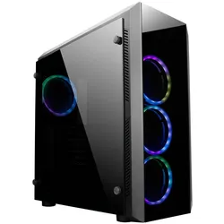 Chieftec Scorpion 2 (ATX, mATX, Mini-ITX), PC Gehäuse, Schwarz