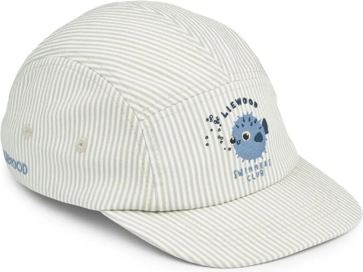 Liewood Casquette Rory Rayée Seersucker Coton Bio Vert 49 cm