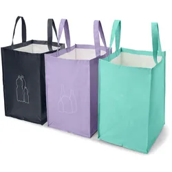 Tchibo - 3 Abfall-Sortier-Taschen - anthrazit