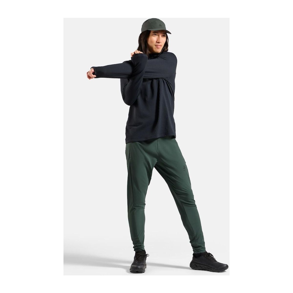 Odlo The Men's Zeroweight Running Pants urban chic (10877) XXL 322882-10877-XXL