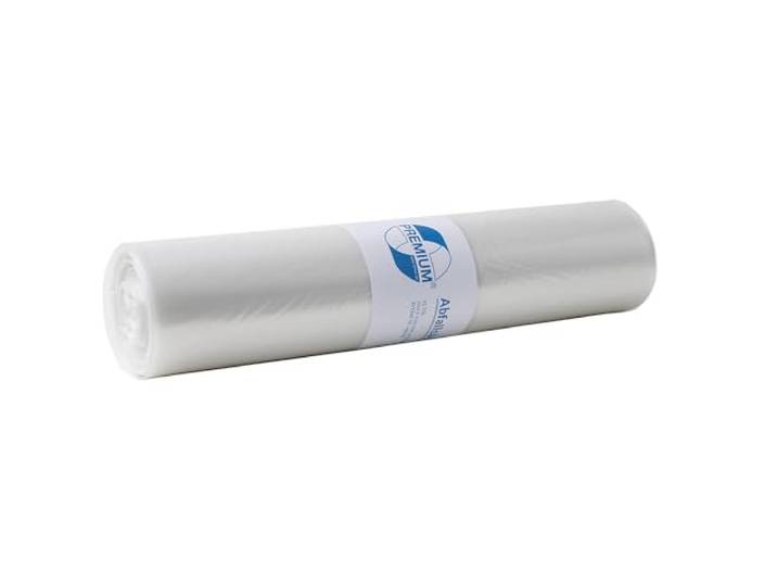 Deiss Standaard afvalzakken, LDPE, 120 l, 37 µm, 700 x 1100 mm (b x h), 250 stuks, transparant