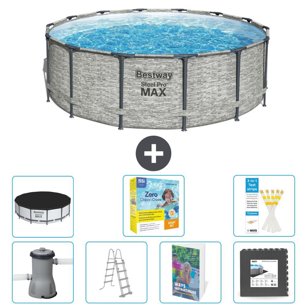 Bestway Steel Pro MAX Rund - 427x122 cm - 6-teilig S607