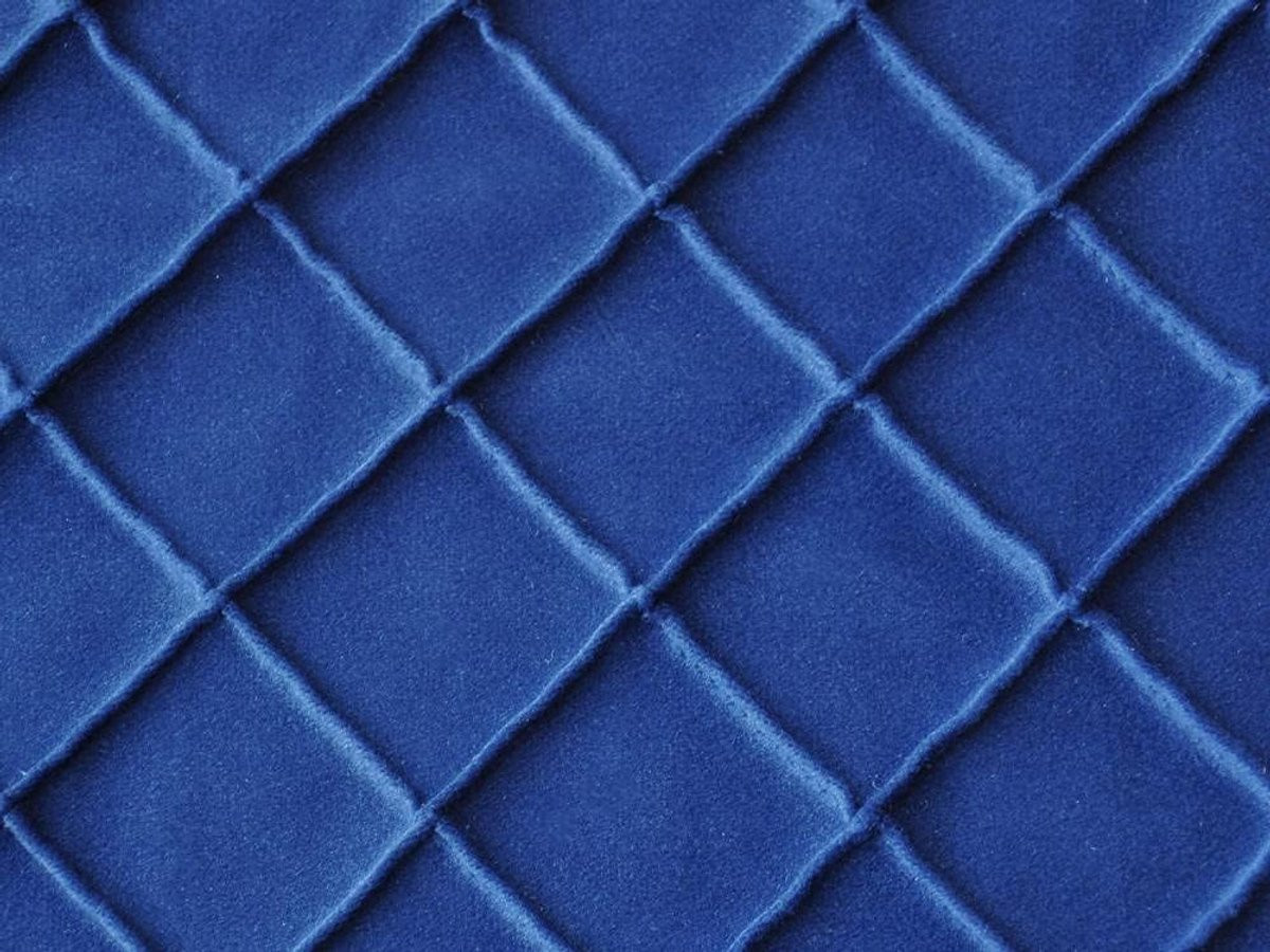 Marineblauw satijnen kussensloop voor decoratie, 45 x 45 cm
