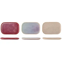 Bloomingville, Serviergeschirr, - Addison Plate - Rose - Stoneware