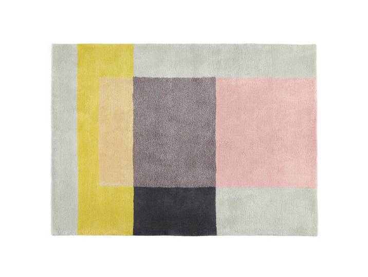 HAY - Colour Carpet 05, hell (graublau / rose / gelb)