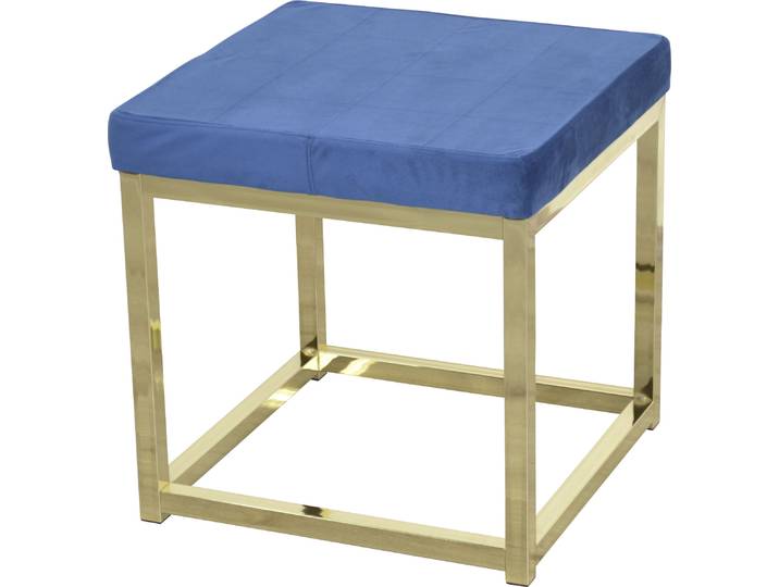 Sitzhocker INOSIGN, blau, B:45cm H:45cm T:45cm, Hocker, Sitzhocker
