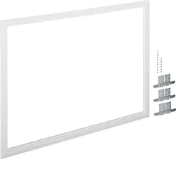 Hager FZ14B Blendrahmen, universZ, 4-feldig, RAL9010, für Schrankgröße 800x1050mm