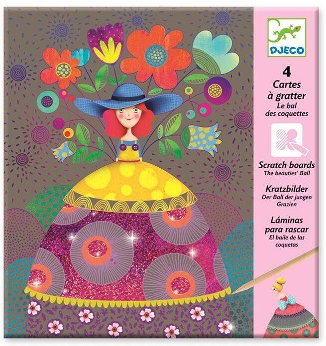 Cartes à Gratter Le bal des coquettes - Djeco