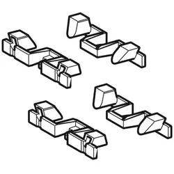 Geberit Profilabschluss CleanLine60 Set 243317001 (4 St.)