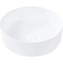 AUFSATZWASCHBECKEN Cremeweiß 36 cm Keramik Calig