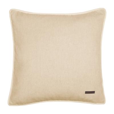 Dekokissen ESPRIT "Harp", beige (natur, unifarben), B:38cm L:38cm, Obermaterial: 100% Polyester, Dekokissen_Sitzkissen_Kissenhüllen, aus Microvelour