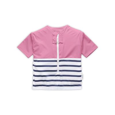 Floatee - Das Anti-Ertrinken T-Shirt für Kinder mit UV-Schutz, pink - Gr. 98 | Kurzarm T-Shirt Komplettset