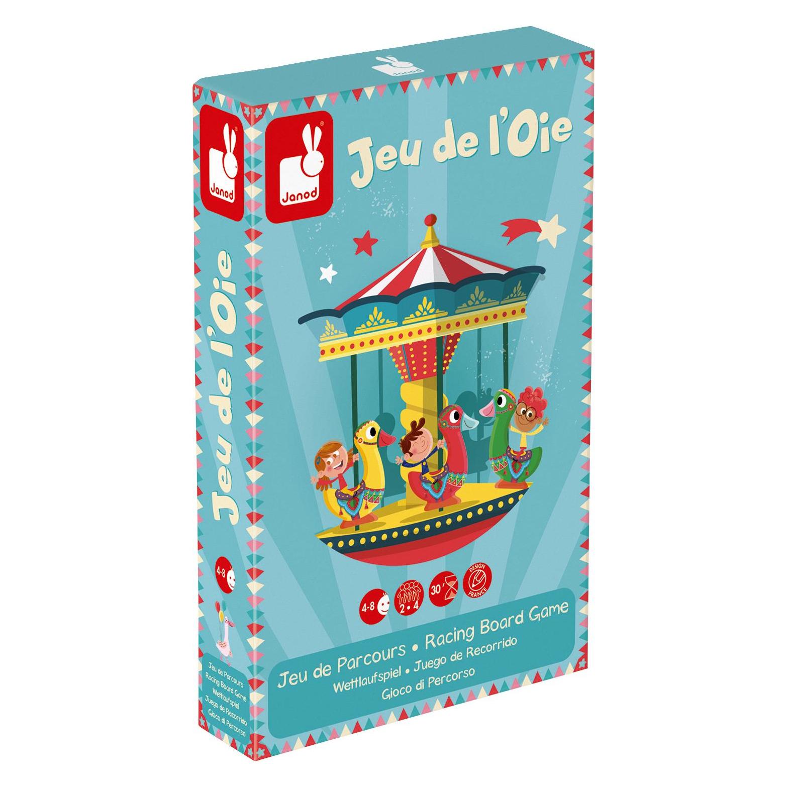 Janod Karussell (Deutsch, Englisch, Französisch, Italienisch, Niederländisch, Spanisch, 4 - 8 Jahre) (J02743)
