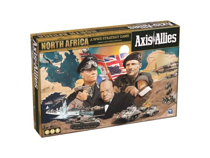 Renegade Game Studios Axis & Allies: North Africa - 2-4 Players - Ages 12+ 3 Hours Playing time - New Setting for Axis & Allies! Over 250+ Plastic Miniatures!