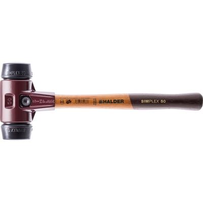 SIMPLEX-Schonhämmer, mit Stahlgussgehäuse und Holzstiel Ø=50 mm