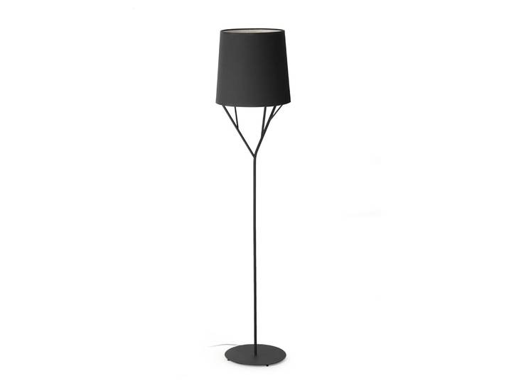 Arbre noir Lampadaire à 1 lumière