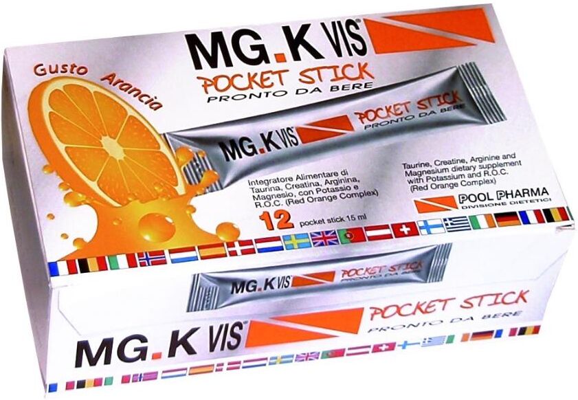 POOL PHARMA Srl MG K Vis Pocket Stick Arancia 12 Buste
