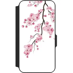 Nivocase Klapphülle für Samsung Galaxy S23 FE Handyhülle aus Kunst Leder NIVOflip schwarz Asien Japan (Samsung Galaxy S23 FE), Smartphone Hülle, Schwarz