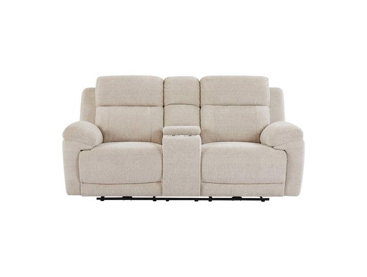 Vente-Unique Relaxsofa - 2 Personen - stoff - beige Keluno, Beige, 203x104x98 cm, Wohnzimmer, Sofas & Couches, Sofas