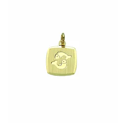 Sternzeichenanhänger ADELIA ́S "Sternzeichen Anhänger Fische 333 Gold ( 8K )", gold, Schmuckanhänger, Damen, Fische, Gold, Goldanhänger Fische