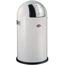 Wesco Pushboy Junior, Abfalleimer, Weiss