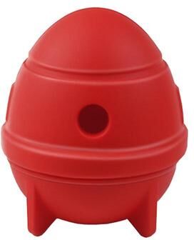 United Interactive Slow Feeder Puzzle Toy For Cats & Dogs Teething & Mental Enrichment red